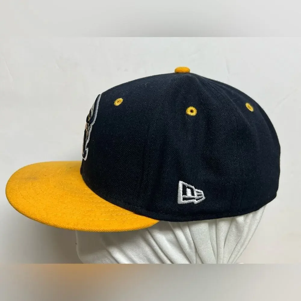 Professional Wool New Era On Field Baseball Hat Lake County Captains Game Used